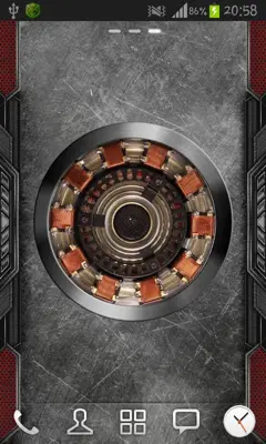 Arc Reactor LiveWallpaper *Lite android App screenshot 2